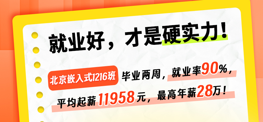 北京嵌入式 平均起薪 11958